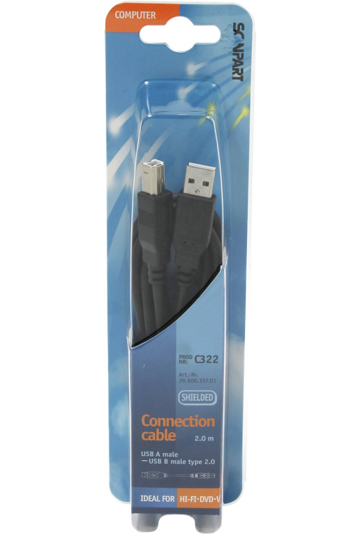 Scanpart USB 2.0 A(m) - B(m)