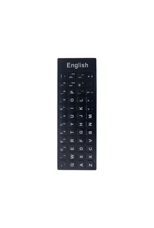 Toetsenbord sticker QWERTY