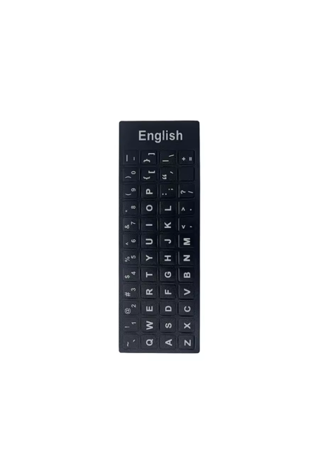 Toetsenbord sticker QWERTY