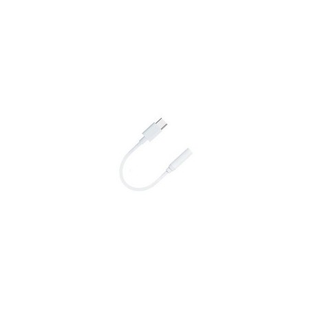 Type-C audio kabel M/F, Wit (3.5mm jack) Apple