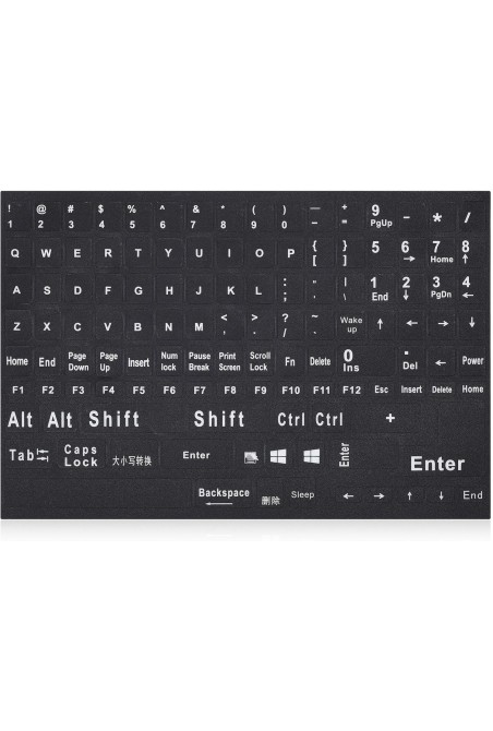 qwerty toetsenbord sticker