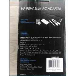 HP 90W Slim Laptop Travel AC Adapter