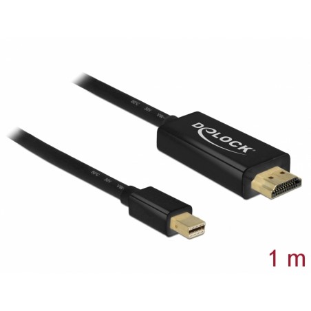 Delock Passive mini DisplayPort 1.1 to HDMI Cable 1 m